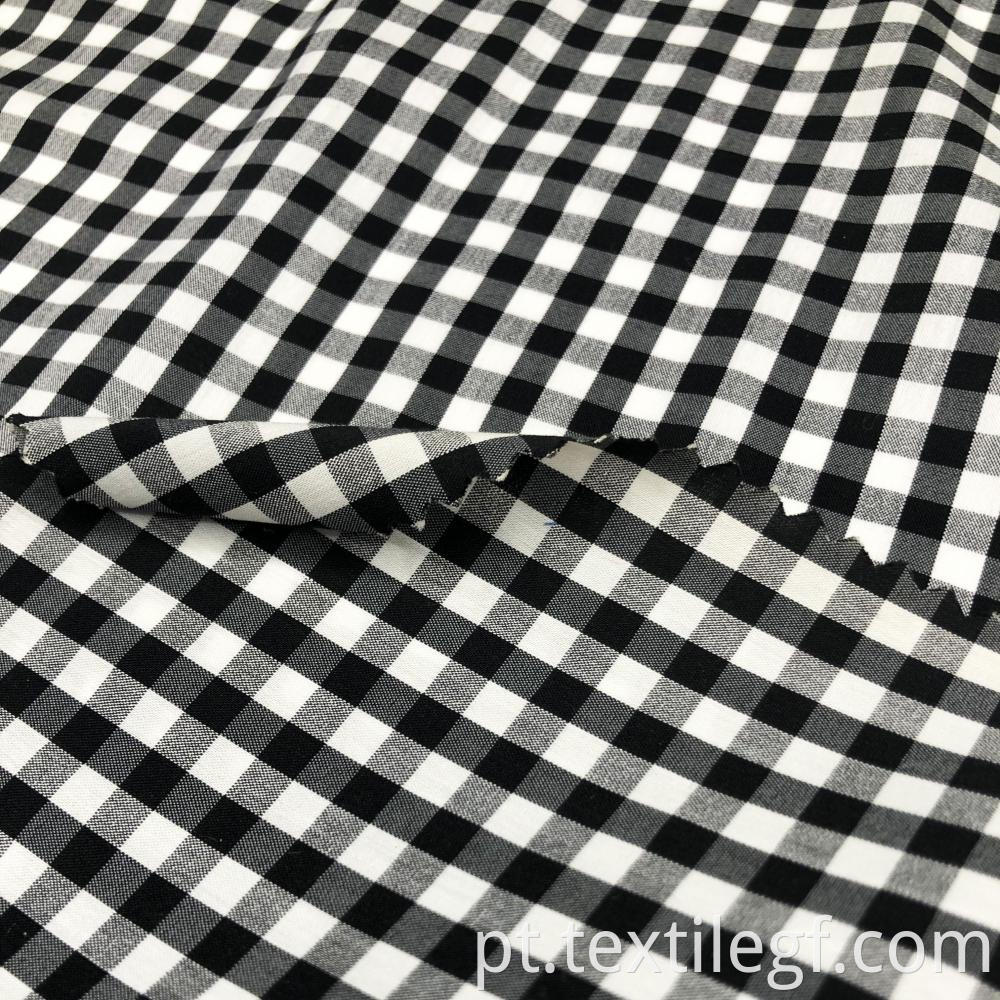 Plaid Pattern Poplin Fabric